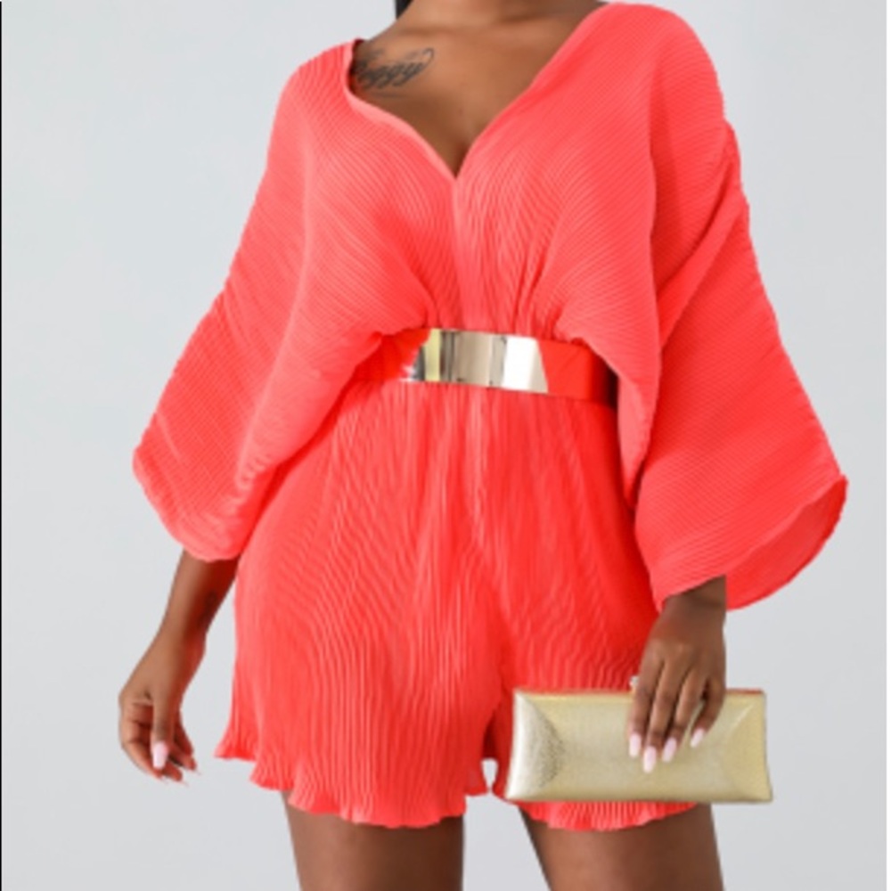 Coral Romper